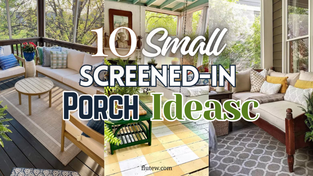 10 Brilliant Small Screened-In Porch Ideas to Maximize Your Space